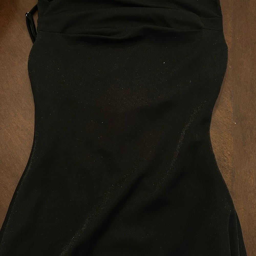 Hello Molly Strapless Black Dress